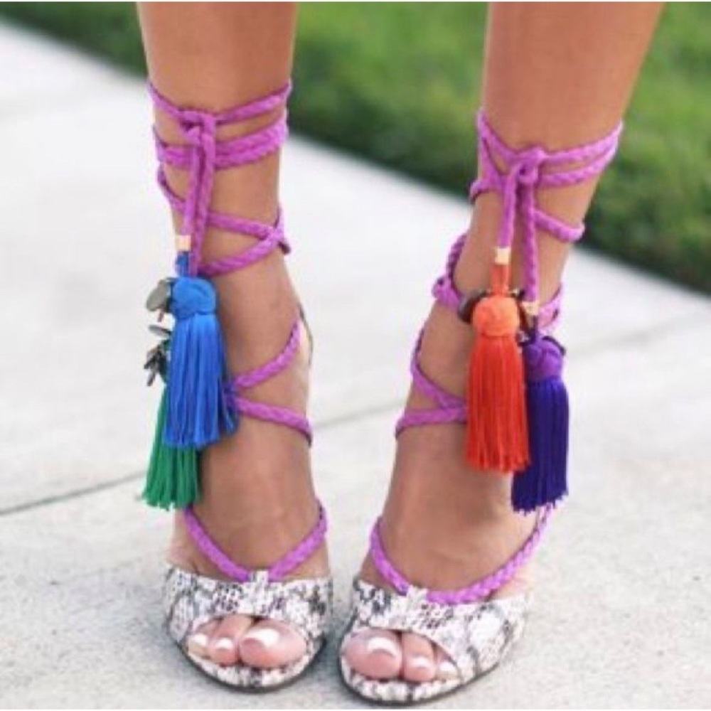 Jimmy Choo Dream Rope Elaphe Sandals
